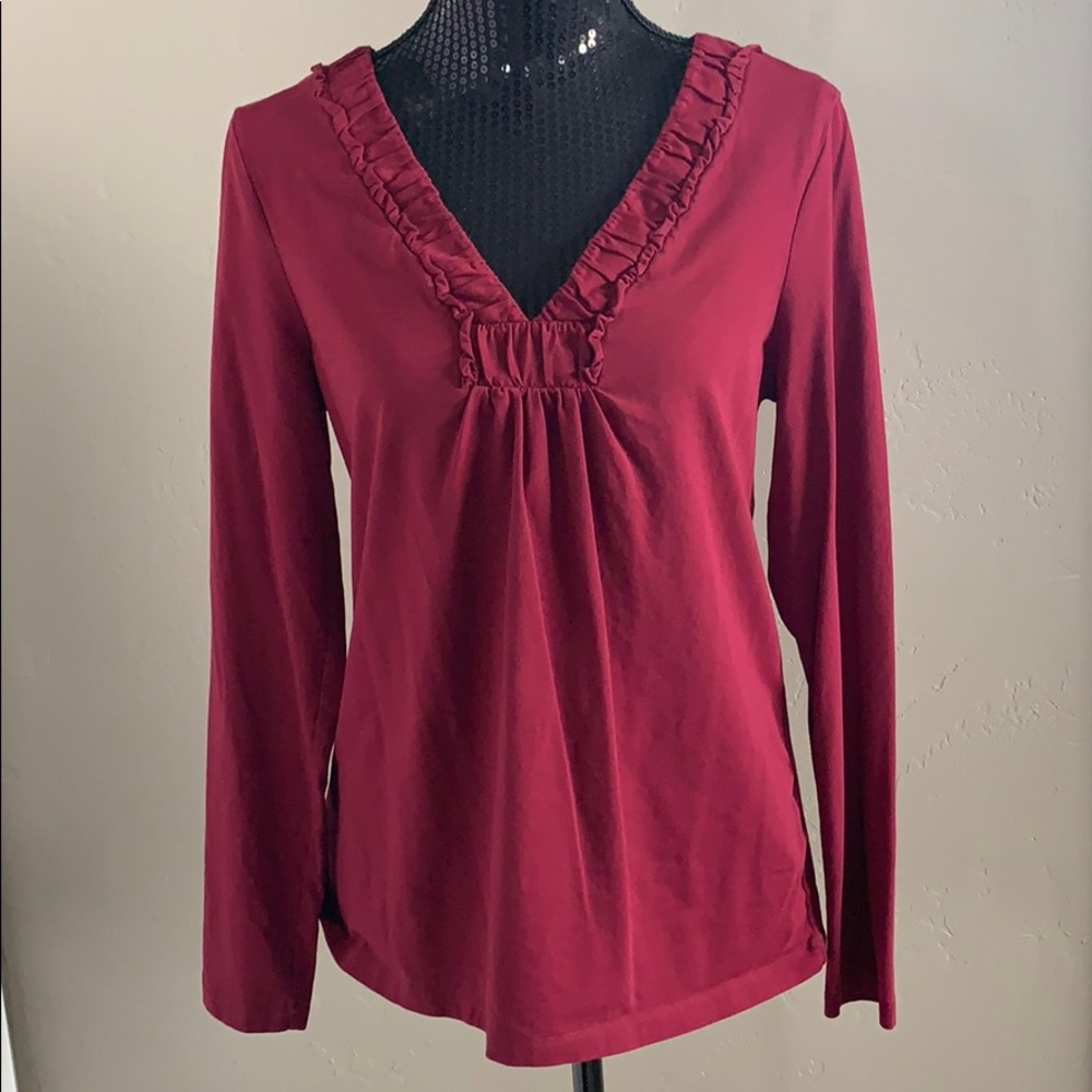 Cotton V-neck